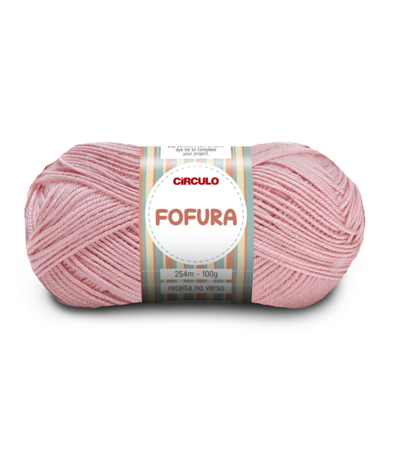 LANA FOFURA CIRCULO 3227 ROSA ANTIGO